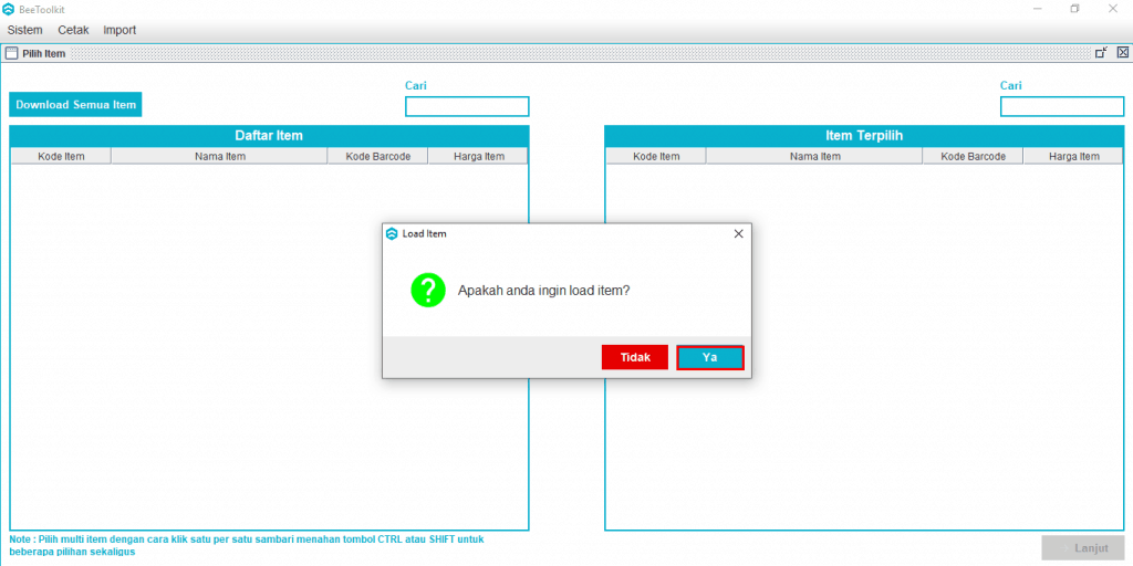 Cara Cetak Barcode