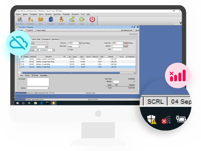 Gambar Software Akuntansi Keamanan Data Tanpa Sinyal Internet
