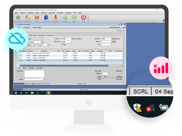 Gambar Software Akuntansi Keamanan Data Tanpa Sinyal Internet