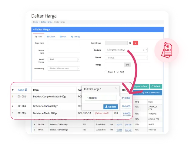 gambar software akuntansi online update harga