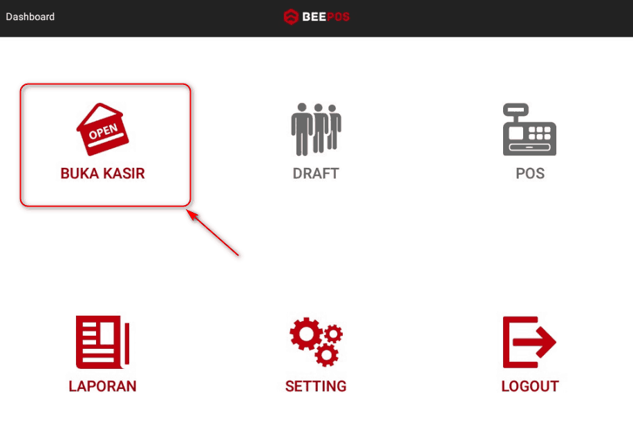 Setting Modal Kasir Beepos Mobile