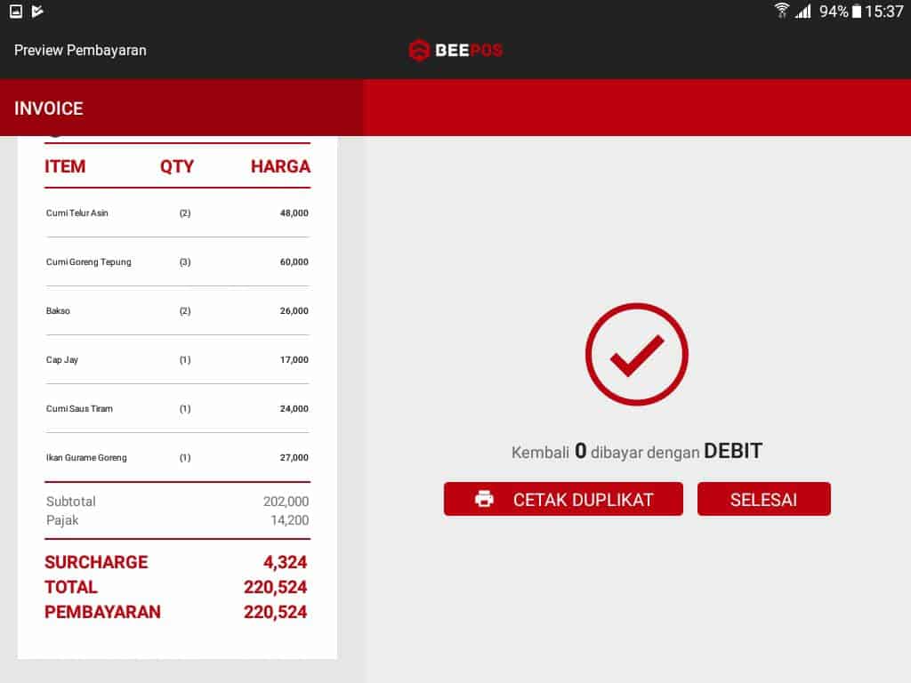 Pengaturan Multi Payment Beepos Mobile