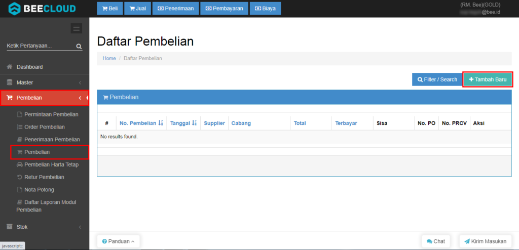 Cara Membuat Invoice Pembelian Beecloud