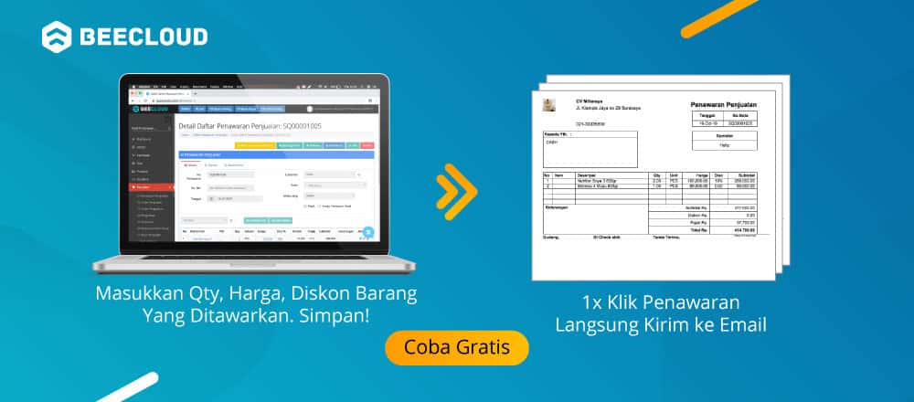 Beecloud Software Penawaran atau Quotation Letter