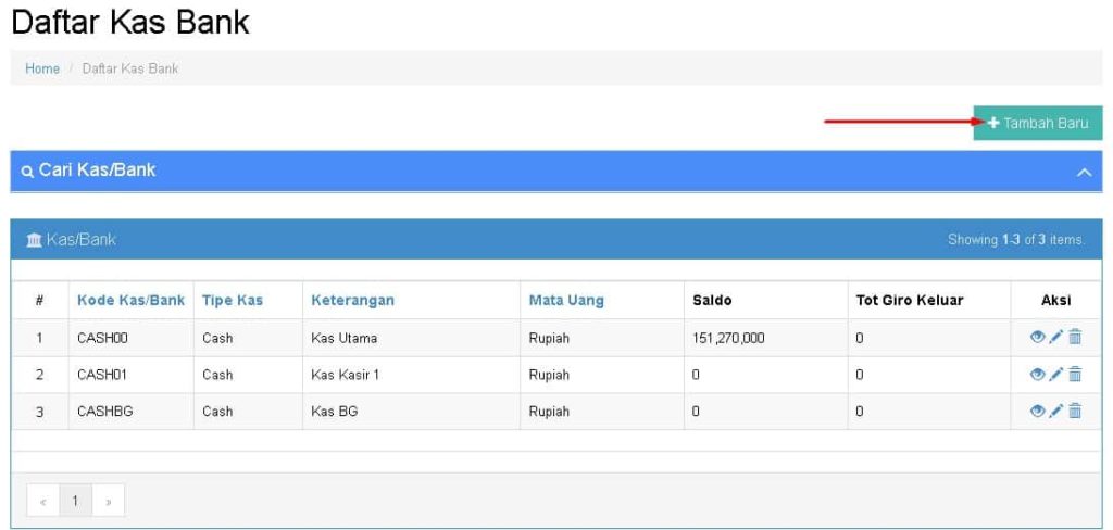 Cara Membuat Master Kas/Bank Beecloud