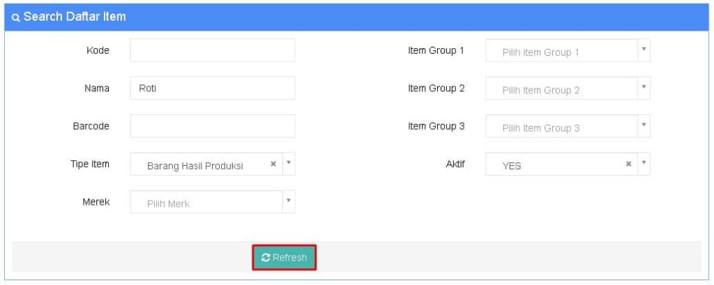 Cara Input B.O.M Untuk Produksi Beecloud