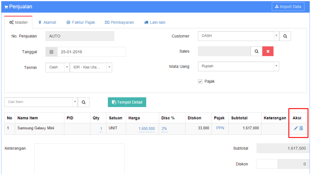 Cara Membuat Invoice Penjualan