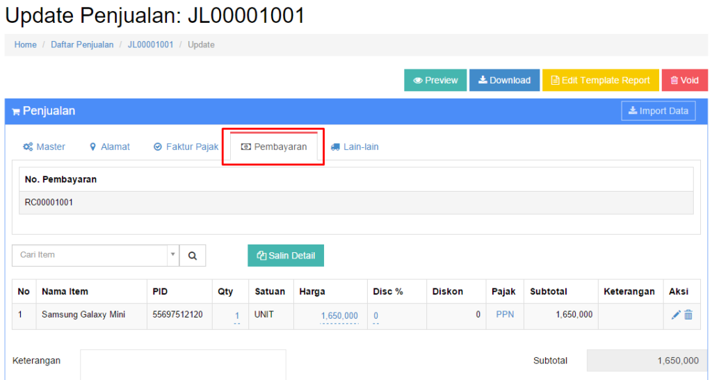 Cara Membuat Invoice Penjualan