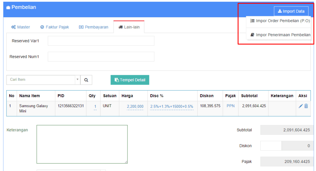 Cara Membuat Invoice Pembelian Beecloud