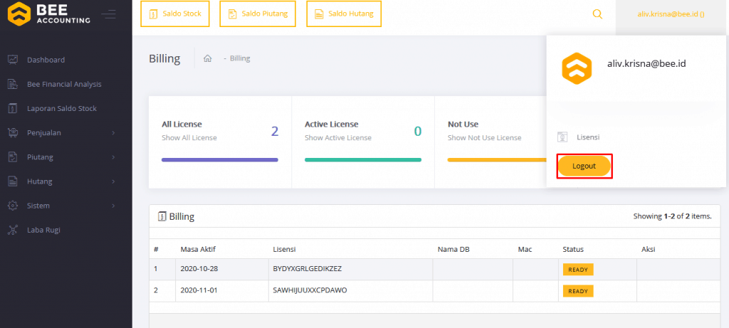 Panduan Menghubungkan Beeaccounting dengan BA Dashboard