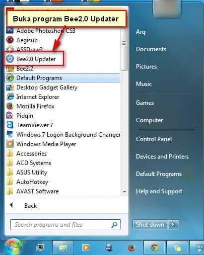 Cara Upgrade BeeAccounting 2.2 ke 2.7