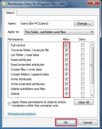 Panduan Memberi Full Control Akses Folder Installasi Beeaccounting