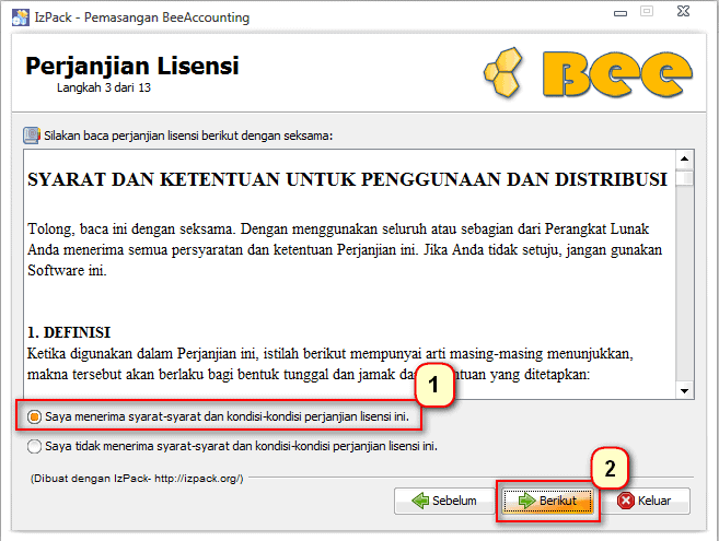 Cara Upgrade BeeAccounting 2.2 ke 2.7