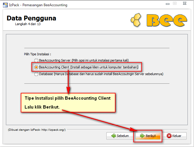 Cara Upgrade BeeAccounting 2.2 ke 2.7