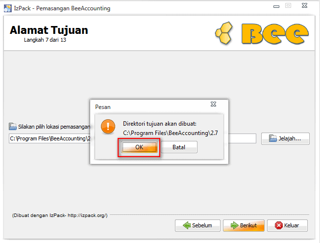 Cara Upgrade BeeAccounting 2.2 ke 2.7