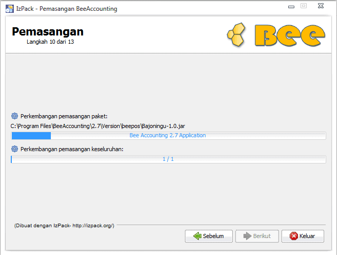 Cara Upgrade BeeAccounting 2.2 ke 2.7