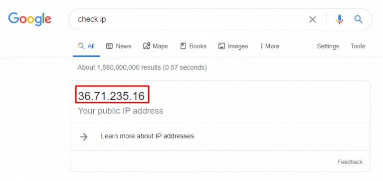 Адрес тг. "Check IP" APK