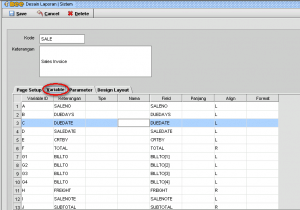 Desain Text Invoice