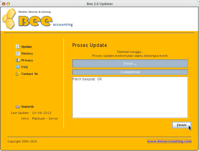 Cara Reset Database - Proses Reset Database