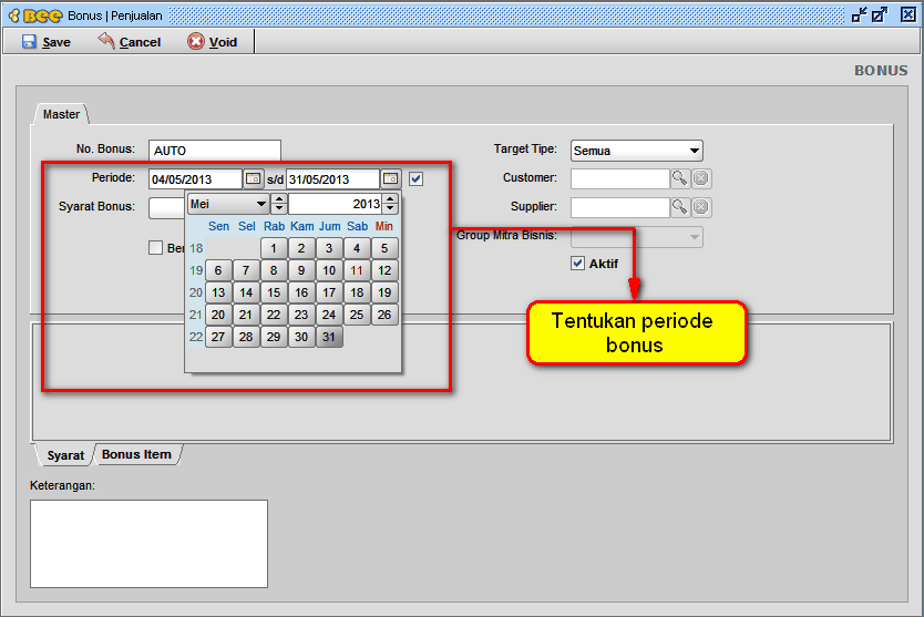 Cara Membuat Bonus di BeeAccounting