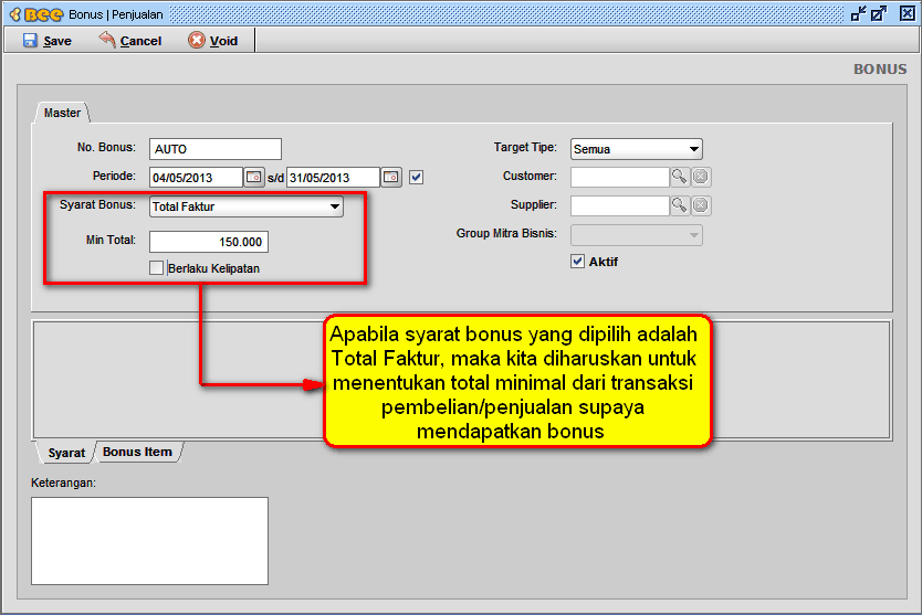 Cara Membuat Bonus di BeeAccounting