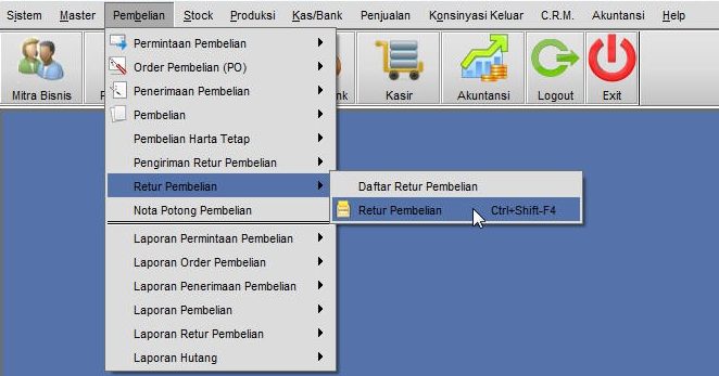 Retur Pembelian Beeaccounting