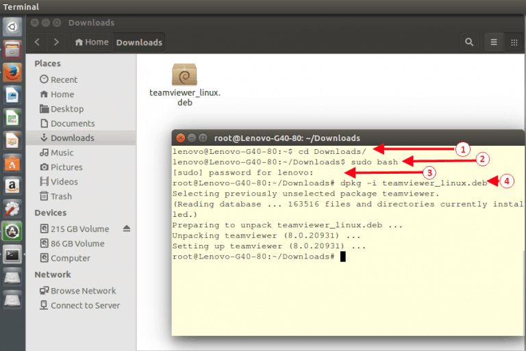 ubuntu install teamviewer command line ubuntu install teamviewer command line