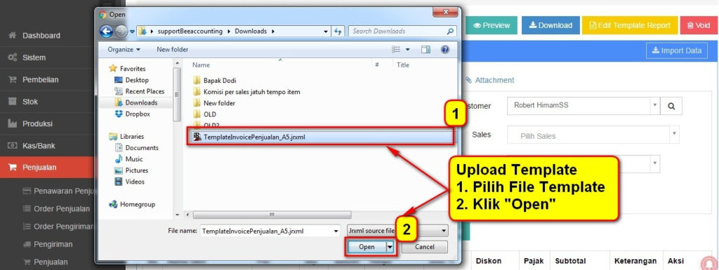 Cara Merubah Ukuran Invoice Penjualan A5