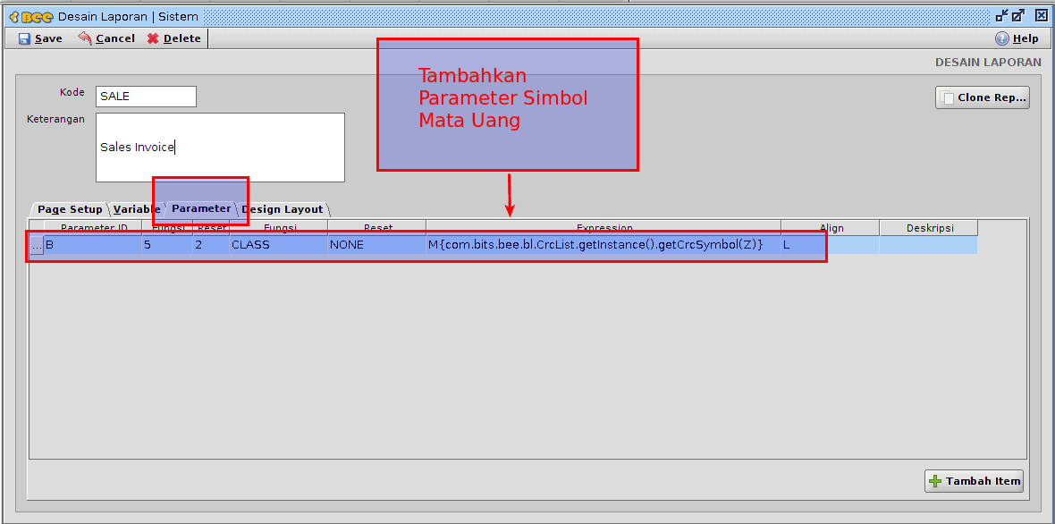 Setting Mata Uang dan Terbilang di Struk Invoice Faktur Penjualan (Text Report)