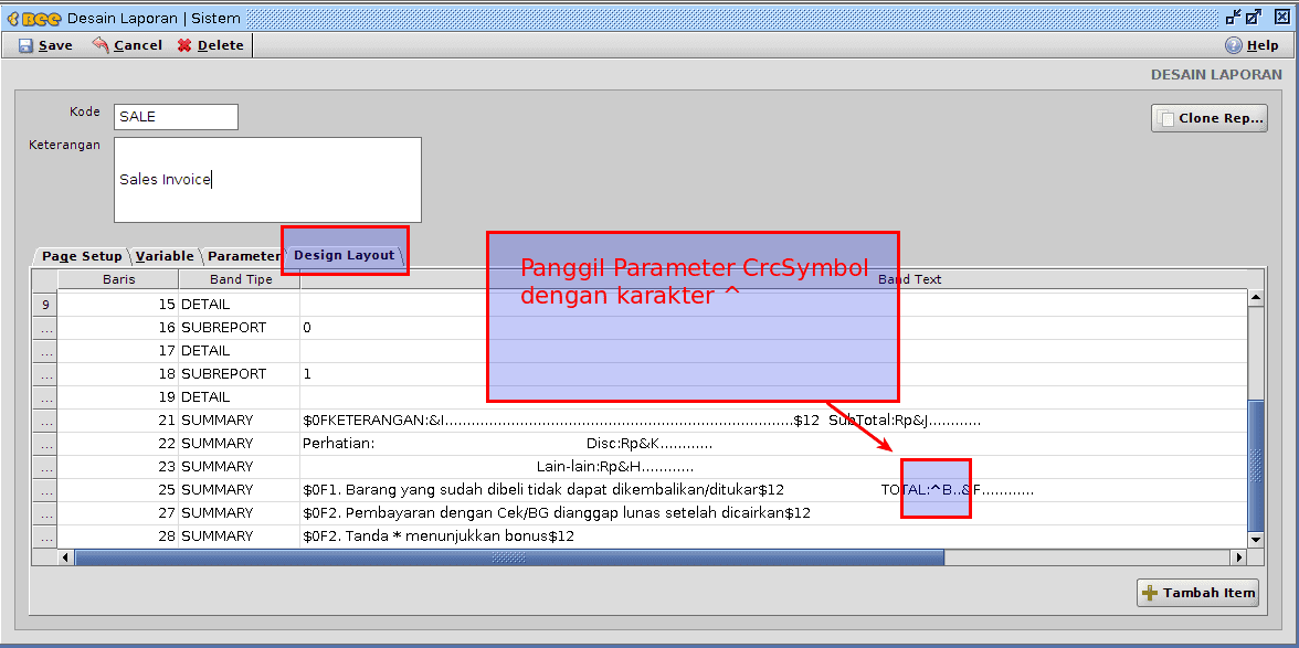 Setting Mata Uang dan Terbilang di Struk Invoice Faktur Penjualan (Text Report)