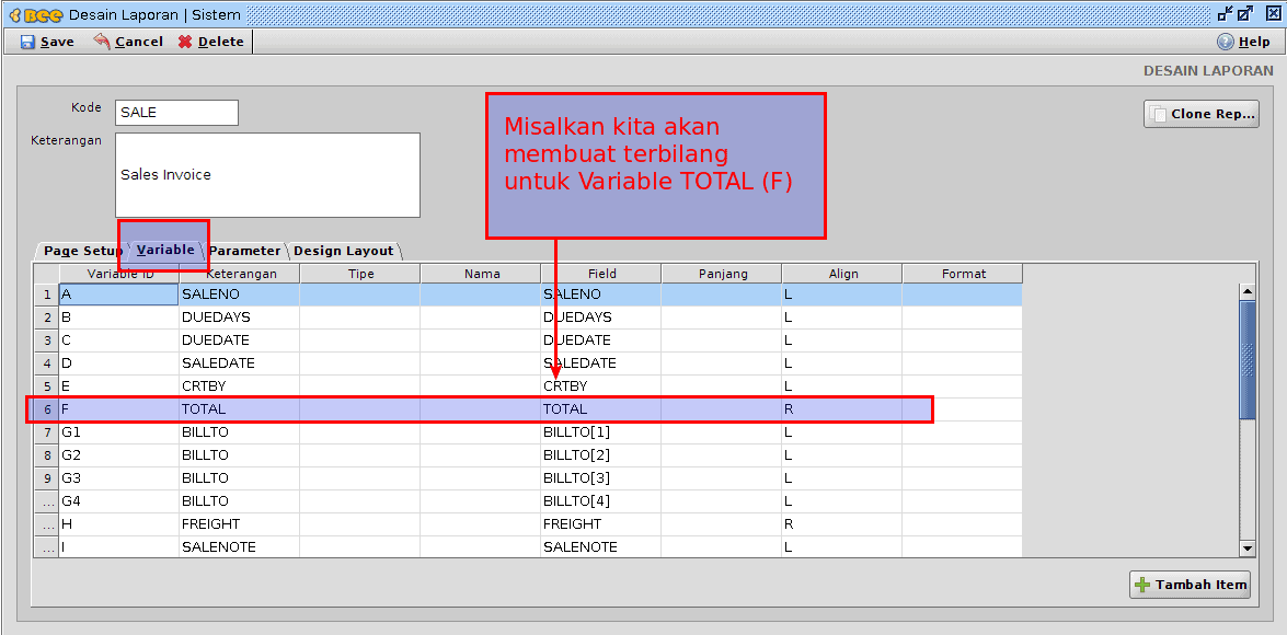 Setting Mata Uang dan Terbilang di Struk Invoice Faktur Penjualan (Text Report)