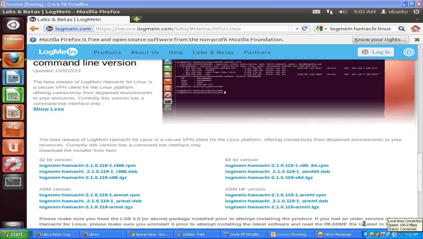 Install Hamachi di Komputer Server Ubuntu dan Cara Koneksi ke Client