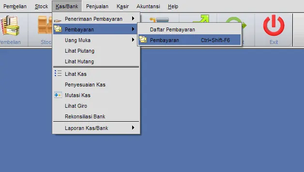 Pembayaran Menggunakan Nota Potong (FCN)