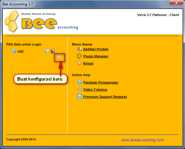 Menghubungkan Bee Accounting Client dengan Server