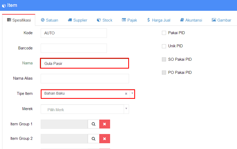 Cara Input Produksi Manual Sampai Terjadi Stock Beecloud