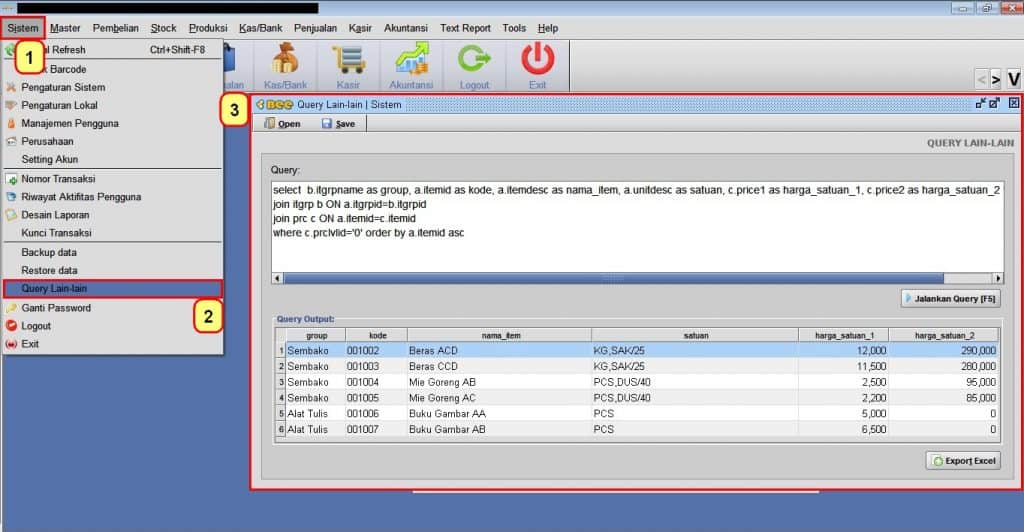 Cara Penggunaan Query Lain - lain
