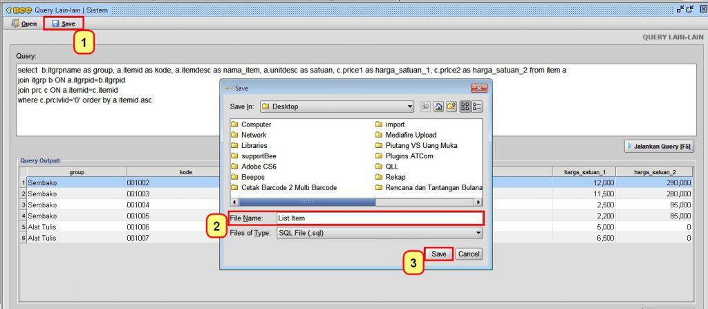 Cara Penggunaan Query Lain - lain
