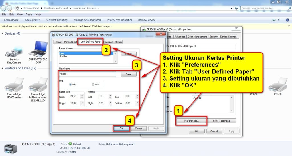 Cara Print Invoice Penjualan Ukuran Kertas A5 Beecloud