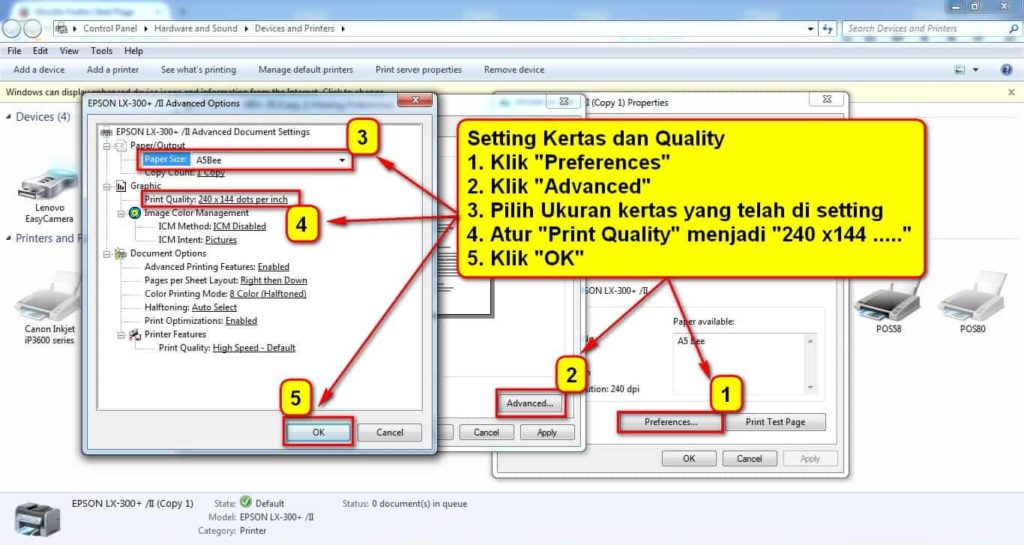 Cara Print Invoice Penjualan Ukuran Kertas A5 Beecloud