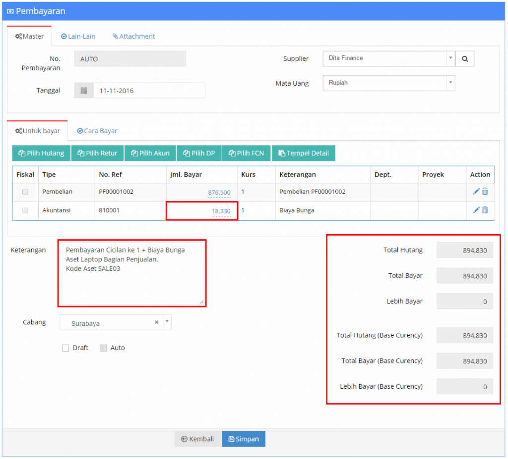 Cara Cepat Membuat Transaksi yang Berulang atau Rekuring