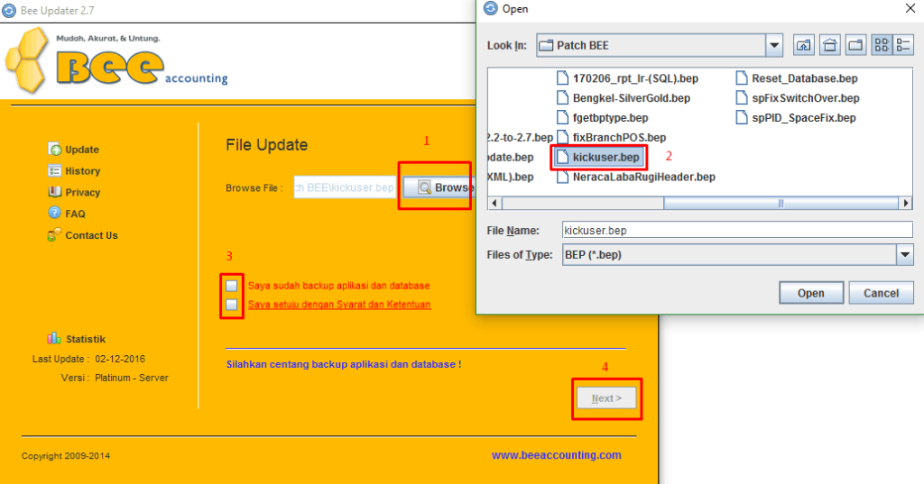 Gagal Login (Akun Masih Aktif) Beeaccounting