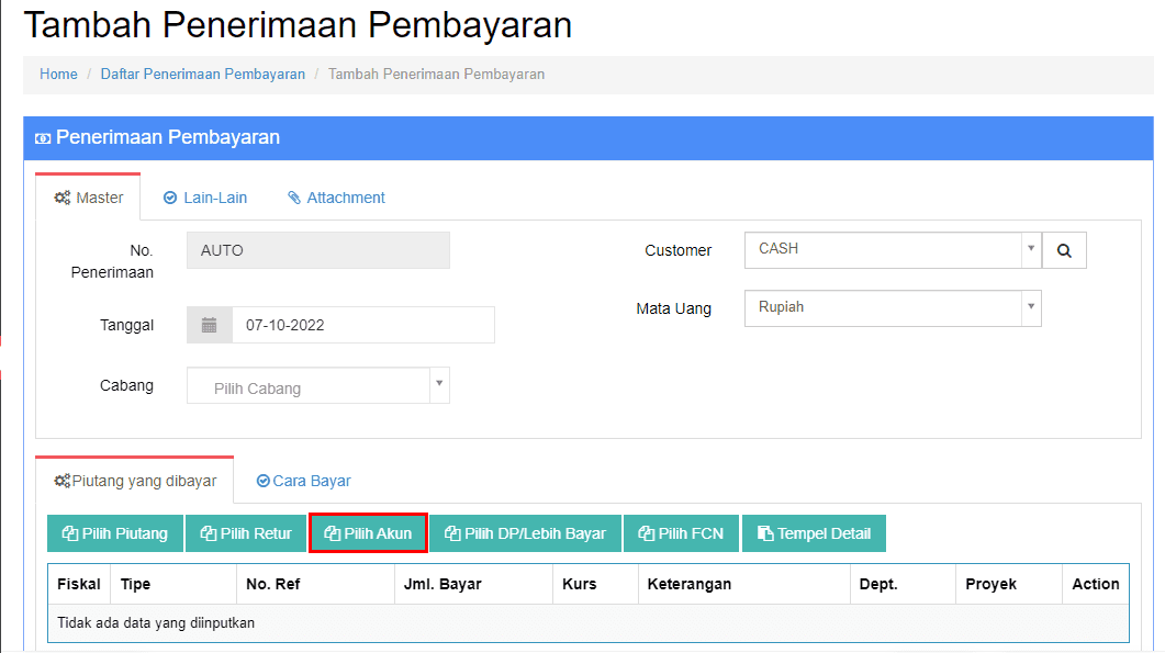 Klikpilih Akun