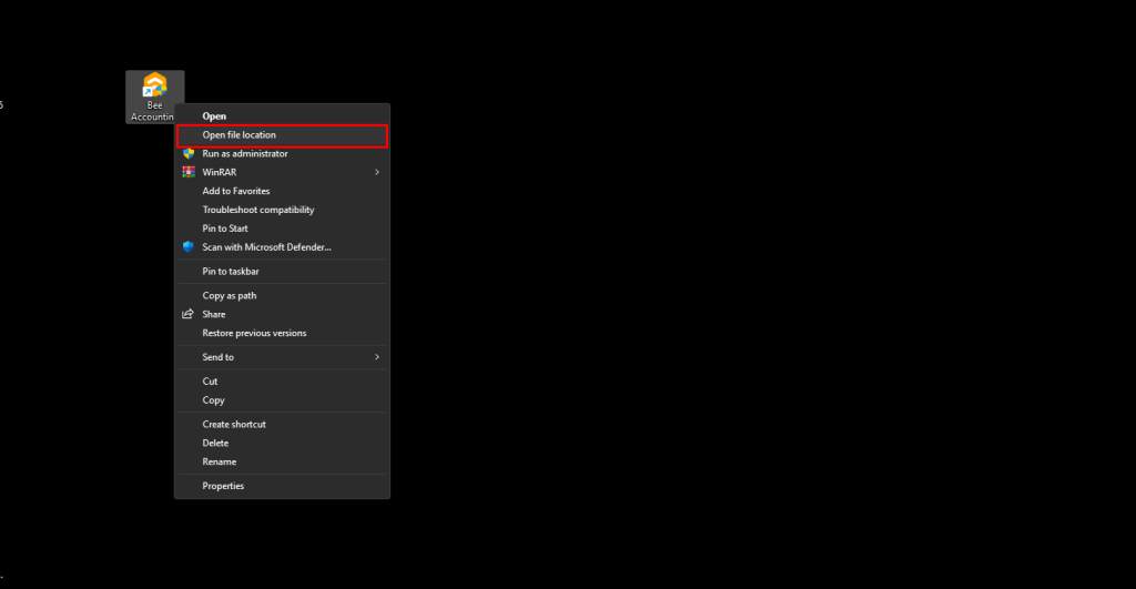 Open File Location