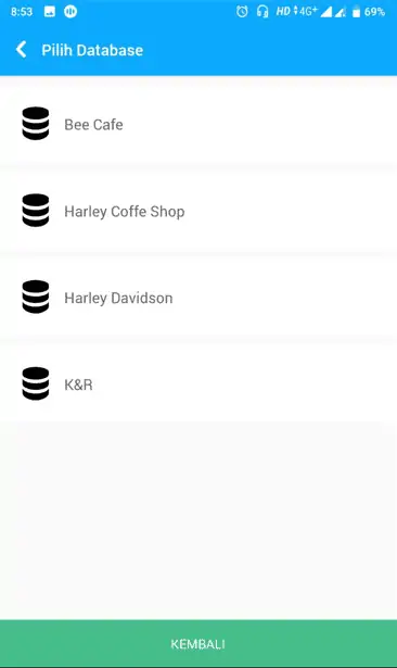 Pilih Database