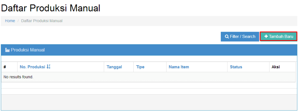 Cara Input Produksi Manual Sampai Terjadi Stock Beecloud