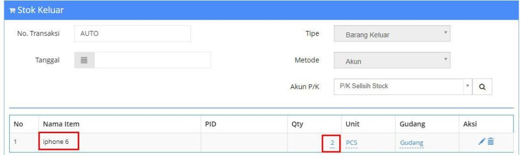 Stock Masuk Dan Stock Keluar