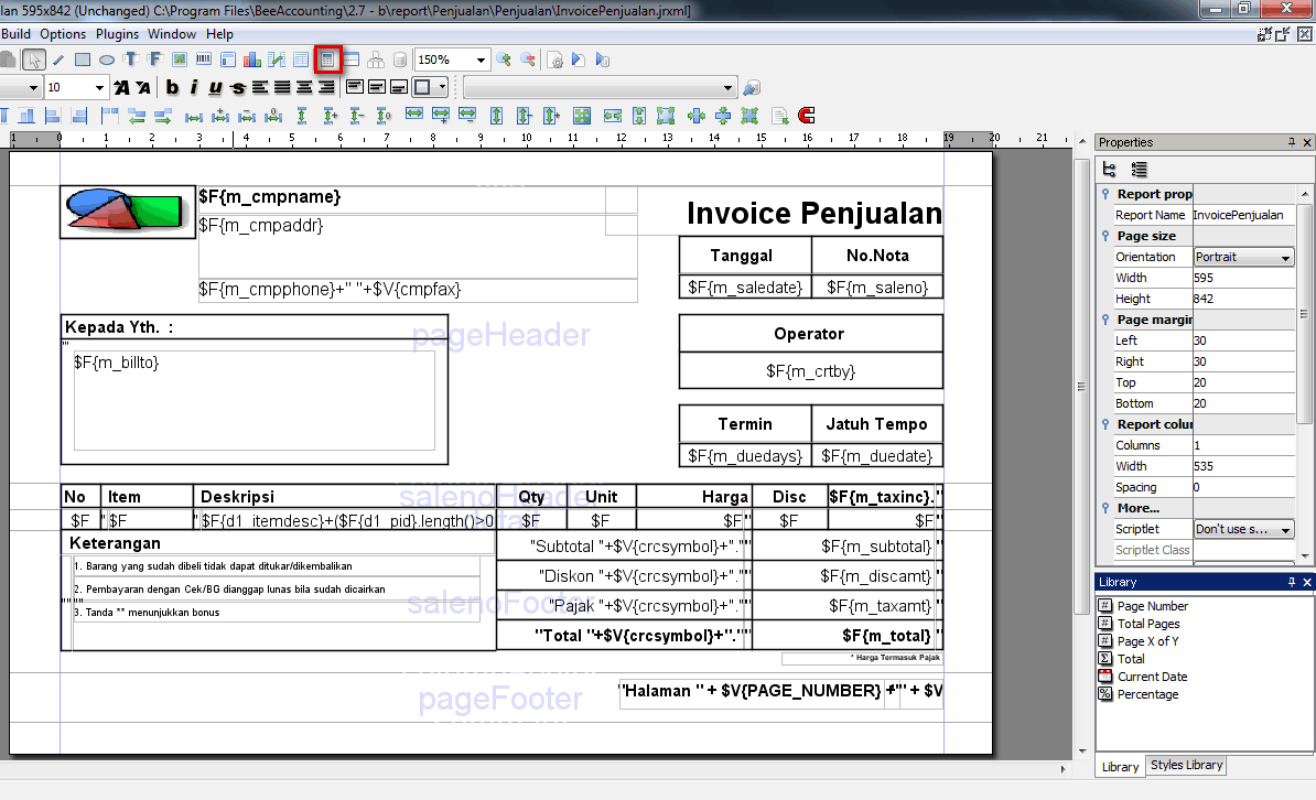 Contoh Invoice Sisa Pembayaran In English IMAGESEE