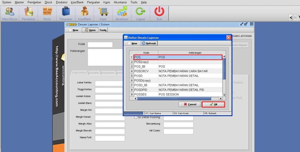 Menampilkan Total Qty Pada Nota Kasir (POS) - BeeAccounting