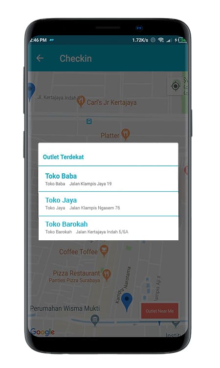 So Mobile Checkin Outlet Terdekat