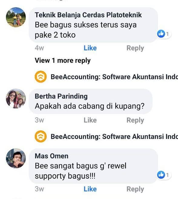 Komentar Pemilik Toko Sukses